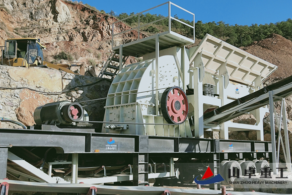 輪胎式移動破碎站